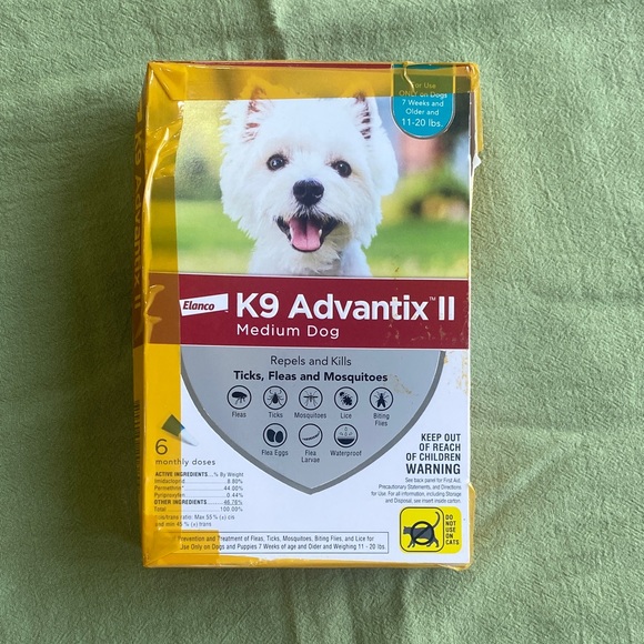 K9 Advantix II for Medium Dogs 11–20 lbs, 6-Month Protection - Picture 1 of 9